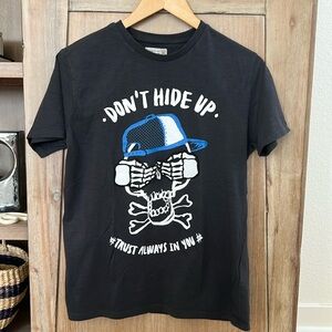 NWOT ZARA BOYS SKULL TEE SHIRT Halloween streetwear T-shirt size 13/14